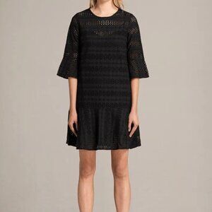 ALLSAINTS Dakota Ruffle Dress